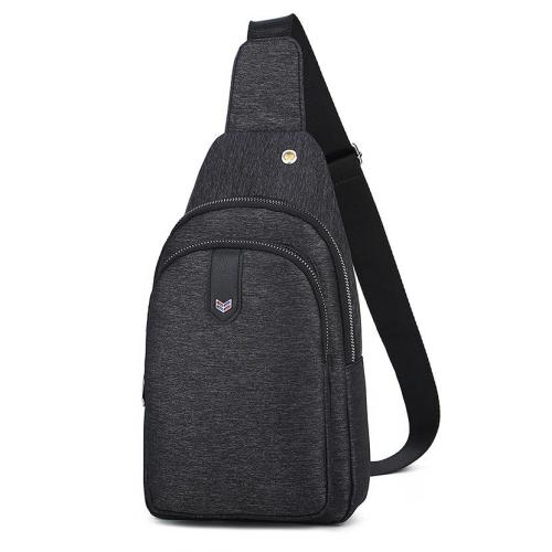 ZR662 Man Chest Bag New Waterproof Shoulder Bag Sports Travel Crossbody Leisure Solid Color Print logo Business High Quality Bag