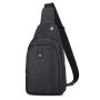 ZR662 Man Chest Bag New Waterproof Shoulder Bag Sports Travel Crossbody Leisure Solid Color Print logo Business High Quality Bag