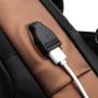 Sport Fitness Commercial New Men's Backpack USB Charging Handbag Single Shoulder Outdoor Anti Splashing Diagonal Chest Bag
