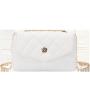 Women's High Quality PU and Leather Crossbody Bag Korean Style Casual Outdoor Chest Bag Fashionable Lady's Summer Messenger