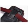 Men genuine leather small mobile phone bag working waist pocket tool bag on belt men's shoulder messenger bag factory wholesale