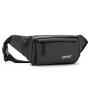 Portable Travel Large Capacity Fanny Pack Custom Print Logo PU Leather Phone Waist Bag Chest Bag Single Shoulder Bag