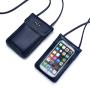 New style leather mobile phone bag crossbody bag touch screen leather phone bag with strap