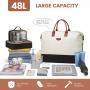 LOVEVOOK The Go-To Travel Bags Overnight Weekender Bags with 3 Packing Cubes & Shoes Bag Carry on Travel Duffle for Women men