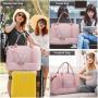 LOVEVOOK Wholesale spend the night duffel handbags carry on suitcase sets pink duffle gym bags women luggage travel bags