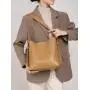 Autumn & Winter Genuine Leather Brown Bucket Bags Shoulder Underarm bags for Women Leather Handbags for Ladies Luxury Tote Bags