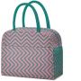 Gelory Reusable Leakproof Thermal Bento Lunch Box Storage Bag Tote Insulated Cooler Lunch Bag For Camping