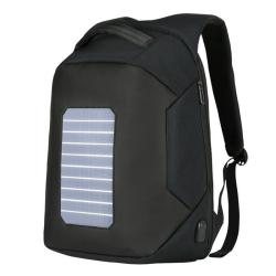 ZWY074 Simple Men's Outdoor Solar Backpack Unisex New Nylon Cycling Travel Camping Shoulder Bag Waterproof Eco-friendly Backpack
