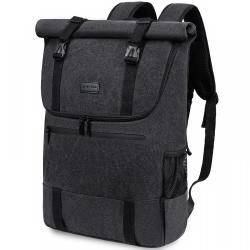 LOVEVOOK Back pack for Men Women Large Waterproof Laptop Backpack for 15.6 17 17.3 Inch Laptop Rolltop College Work Backpacks