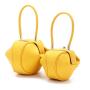 Hot Sales Genuine Leather Wrist Bag Dumpling Shape Designer Mini Bags For Ladies