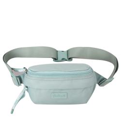 Low MOQ Custom Logo Outdoor Travel Water Resistant Pink Small Crossbody Sling Bag Women Chest Bags