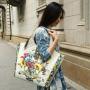 2024 ladysky top selling fashion purse and handbag ladies color full shoulder bag for women big size casual tote beach bag 36 cm