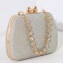 2024 New Evening Bag Rhinestone Chain Handbag Crossbody Small Square Bag Celebrity Banquet Clutch Bag