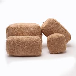 Wholesale Custom Portable Makeup Bags Durable Multi-function Sherpa Zippered Bag Toiletry Teddy Large Cosmetic Bag For Women