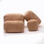 Wholesale Custom Portable Makeup Bags Durable Multi-function Sherpa Zippered Bag Toiletry Teddy Large Cosmetic Bag For Women