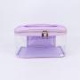 New PatternTransparent Waterproof  Lightweight With Handle Custom Zipper Pouch Makeup Bag Custom Cosmetic Bag