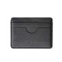 Rfid blocking leather card holder slim front pocket men's card holder