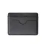 Rfid blocking leather card holder slim front pocket men's card holder