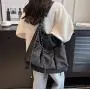 ZWY221 Daily Casual Ladies Drawstring Shoulder Bag Oxford Waterproof Lightweight Gym Bag Outdoor Sports Fitness Shopping Handbag