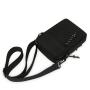 Simple solid color casual single shoulder diagonal cross bag for men