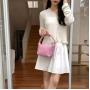 2024 Factory Wholesale Luxury Woven Leather Handbags Fast Shipping Bags Custom Color Small Bags Woven Bags for Women
