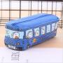 BD055 New Fashion Large Capacity Cute Pencil Bag Creative Canvas Student Stationery Bag 2023 Hot Sale Bus Pencil Case For Child
