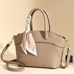 Large capacity single shoulder crossbody commuting tote bag pu leather brown crossbody bags handbag for woman