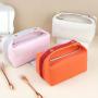 Stylish and Spacious Personalized Makeup Bag - Lightweight with Large Capacity - Waterproof Canvas Cosmetic Bag