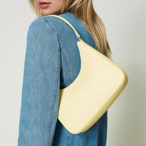 2024 New Arrival Womens Shoulder Bag With Chain Custom Logo Fashion Lichee Pattern Soft Vegan Leather Purse Women Hobo Bags