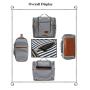 Fashion Design 2pcs/set Multi-functional waterproof canvas travel bag toiletry pouch with luggage strap custom logo Cosmetic bag