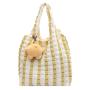 Large Capacity Korean Version Folds Cloud Puff Bag Women'S New Single Shoulder Underarm Bag Hand Canvas Shopping Bag