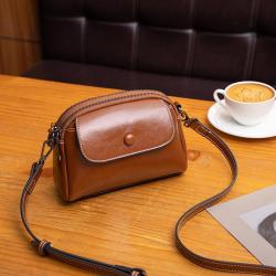 XL020 New Version Korean Reasonably Priced Genuine Leather Women's Shoulder Bag Popular Handcrafted Underarm Accessory Bag