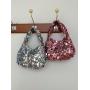 2024 factory wholesale affordable women's bags Stylish Customized Party hand Bag Luxurious colorful sequin bag for girl