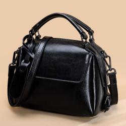 Sacs A Bandouliere Wholesale Classic New Trendy Women Retro Oil Wax Messenger Bag Genuine Leather Shoulder Bag Crossbody Handbag
