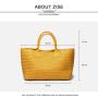 2024 OEM Factory With Logo Luxury Designer Handmade Handbags For Women Tote Bag Ladies Vegan Leather Woven Bags