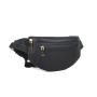 Factory Wholesale Stylish Fashion Leather Fanny Pack Sport Waist Bag Outdoor With Carbon Lined
