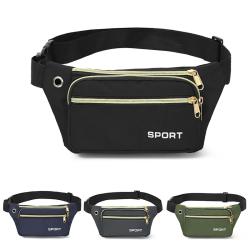 Fashion Travel Sports Water Resistant Adjustable Sling Bag Multifunctional Crossbody Chest Pack Waist Bag
