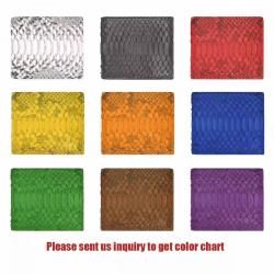 Billeteras De Cuero Genuino Genuine Natural  Leather Real Snake Skin Billfold Wallets For Men Women Luxury Famous Brand