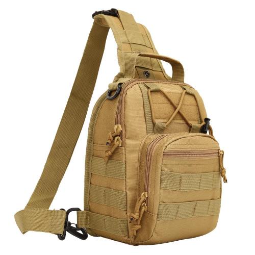 ZR438 Outdoor Sports Men's Chest Bag Diagonal Portable Unisex Polyester Zipper Crossbody Shoulder bag backpa