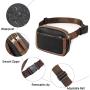 custom luxury designer outdoor crossbody mobile phone vegan pu leather fanny pack waist belt bag for women mens