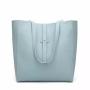New Designer Luxury Classic Manufacturer Business Women's Tote Bags Custom Reusable Vegan PU Leather Fashion Shopping Bag