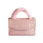 Factory wholesale women's luxury bag handbag small square bag Korean stone patterned pu leather shoulder bags for women
