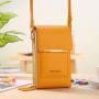 Mobile Phone Bag Touch screen Zipper Wallet Fashion Mobile Phone Messenger Bag New Small Mini Single Shoulder Crossbody Bag