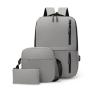 Most Popular 3 1 Multi-Functional Office Laptop Backpack Set Unisex Softback Bag USB Charging Port Polyester Lining Zipper