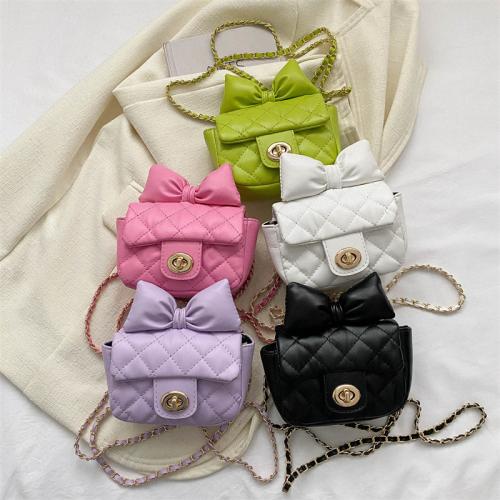 Bowknot Leather Crossbody Bags For Women Diamond Lattice Pu Designer Women Bags Fashion Chain Taschen CY104
