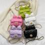 Bowknot Leather Crossbody Bags For Women Diamond Lattice Pu Designer Women Bags Fashion Chain Taschen CY104