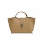 2024 Spring New High end Genuine Leather Large Capacity Versatile Bucket Tote Bag