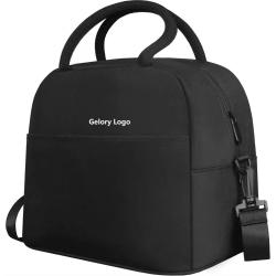 Gelory Custom Logo High Quality Oxford Insulated Cooler Lunch Bag Food Thermal Bag With Logo Design