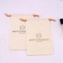 ODM Factory Recyclable Muslin Fabric Toys Dice Packaging Dust Gift Bag Custom Logo Printed Drawstring Cotton Pouch