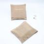 Promotional High End Velvet Suede Envelope Gift Bag With Bow Brown Soft Velvet Envelope Jewelry Pouch